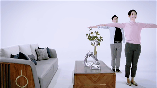 生活的儀式感是每天與家人在客廳做個早操